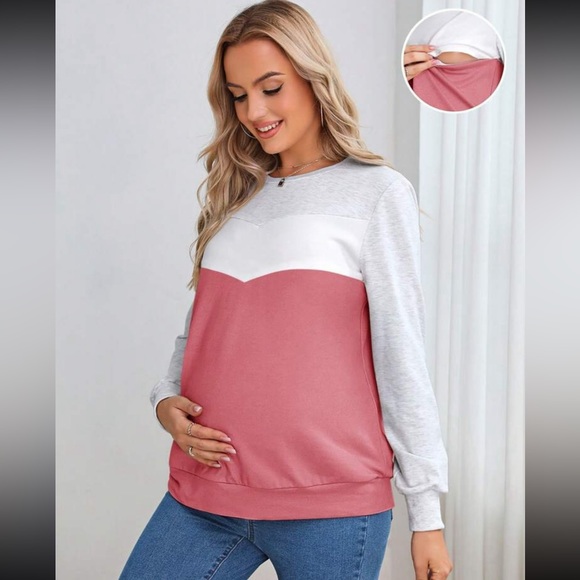 Nursing zip sweater - Picture 1 of 4